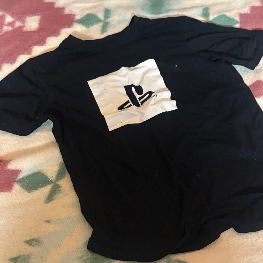 Black PlayStation Logo T-Shirt